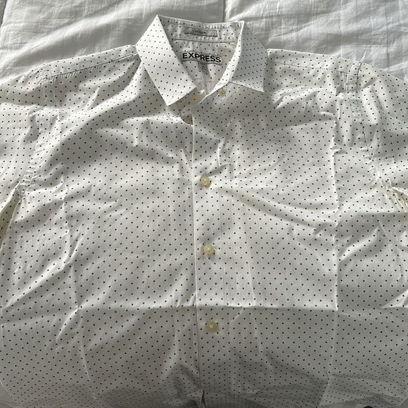 Express Men’s Short Shirt Sleeve Button Down - Picture 4 of 4